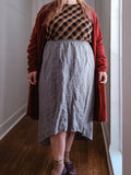 Linen Ash Skirt | 1X