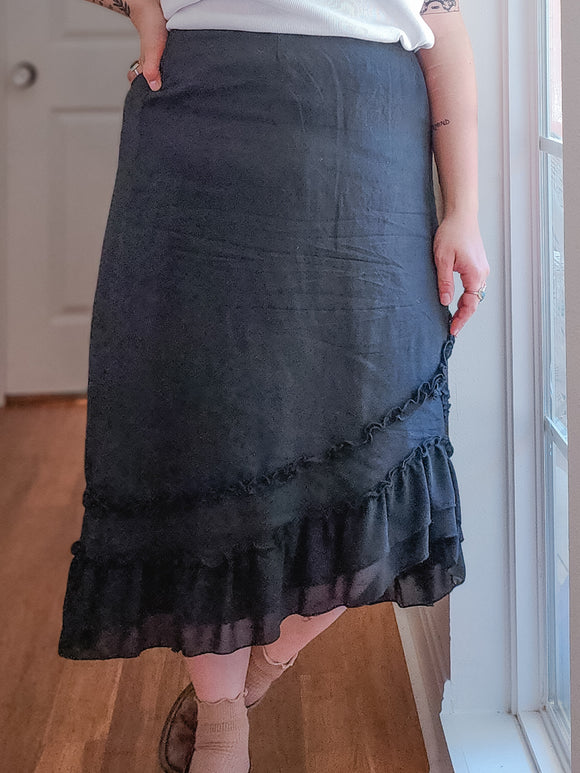 Witchy Linen Blend Skirt | 1X