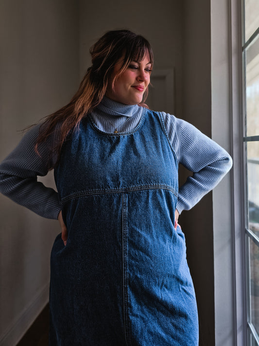 Denim Market Dress | 1X