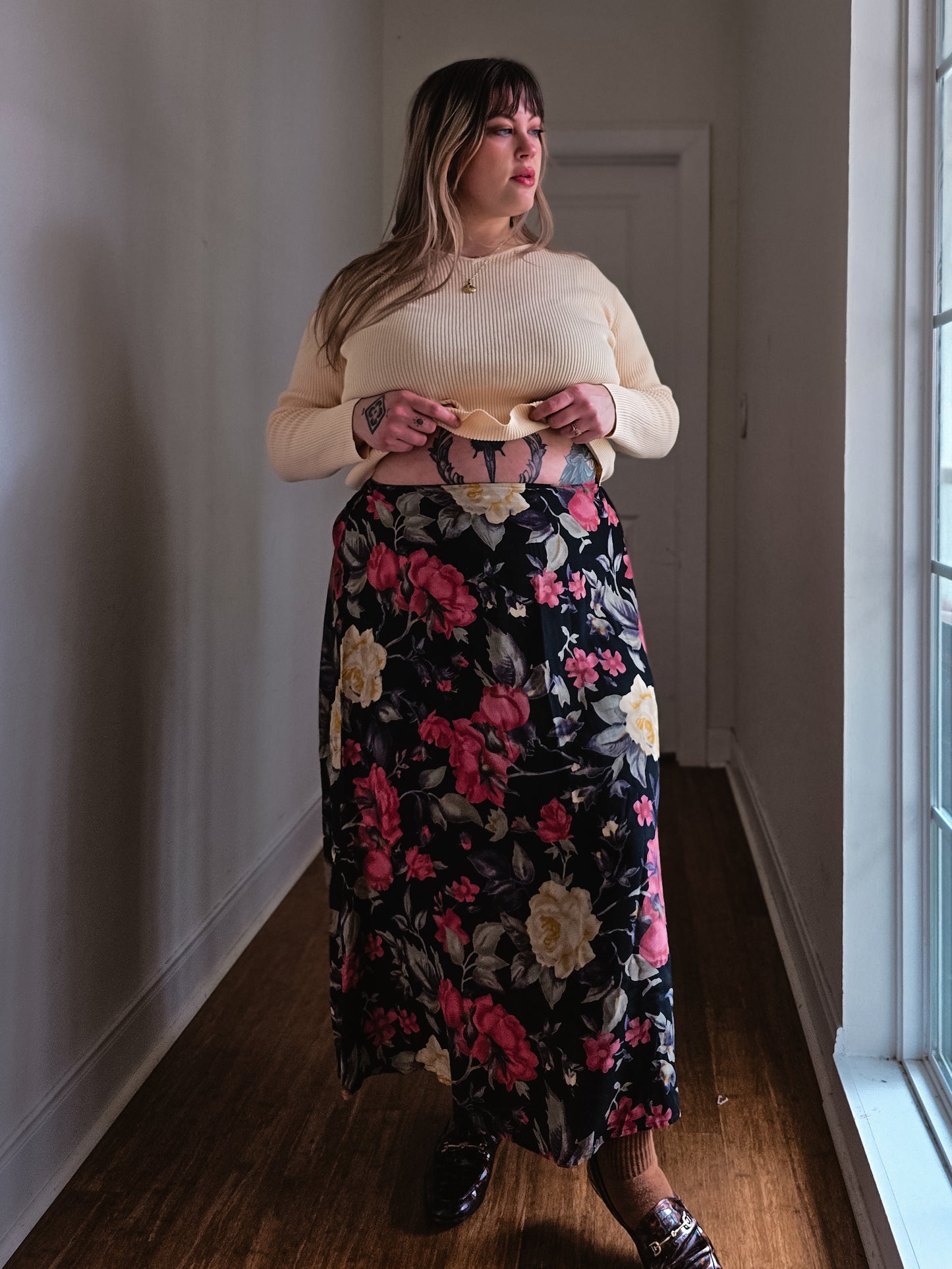 Dreamy Rose Skirt | XL-1X